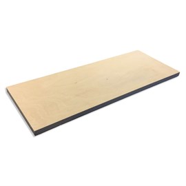 Shelf in plywood birch, longitudinal veneer