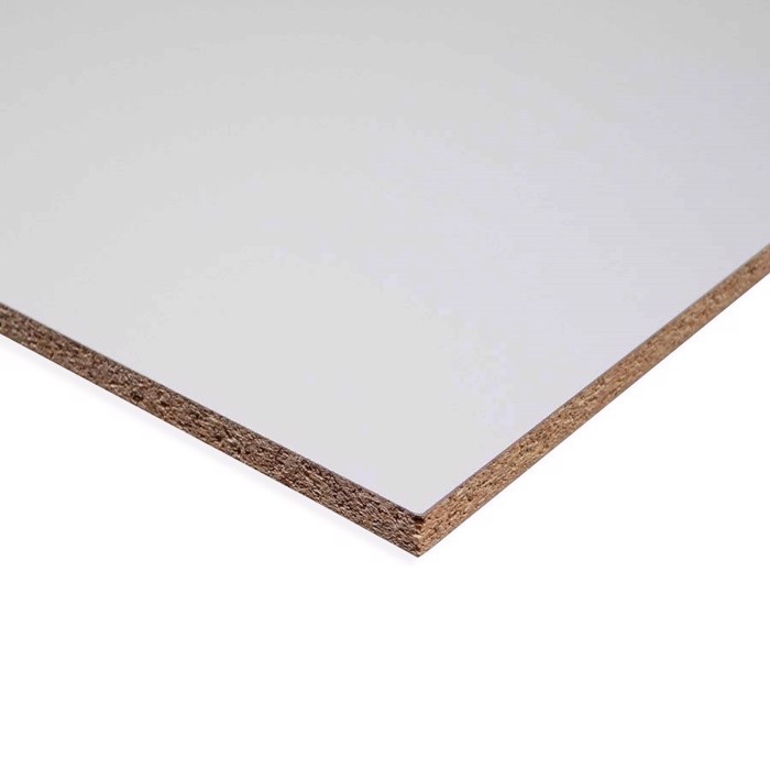 Melamine Chipboard in light grey pearl