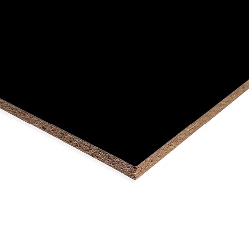 Melamine Chipboard in Black Pearl