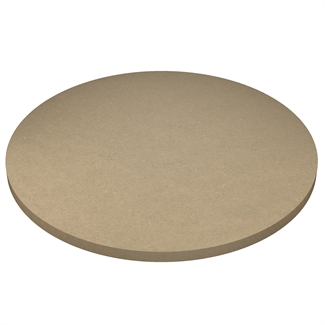 Round khaki Valchromat MDF