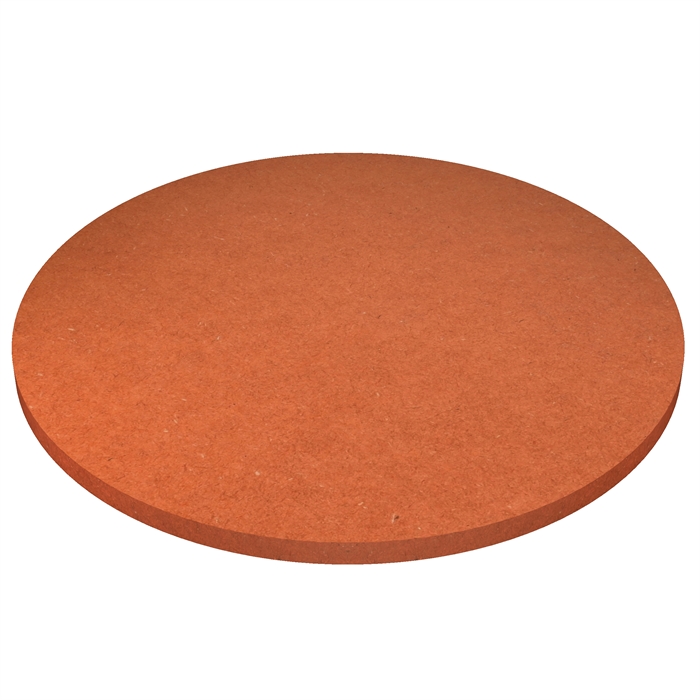 Round orange Valchromat MDF