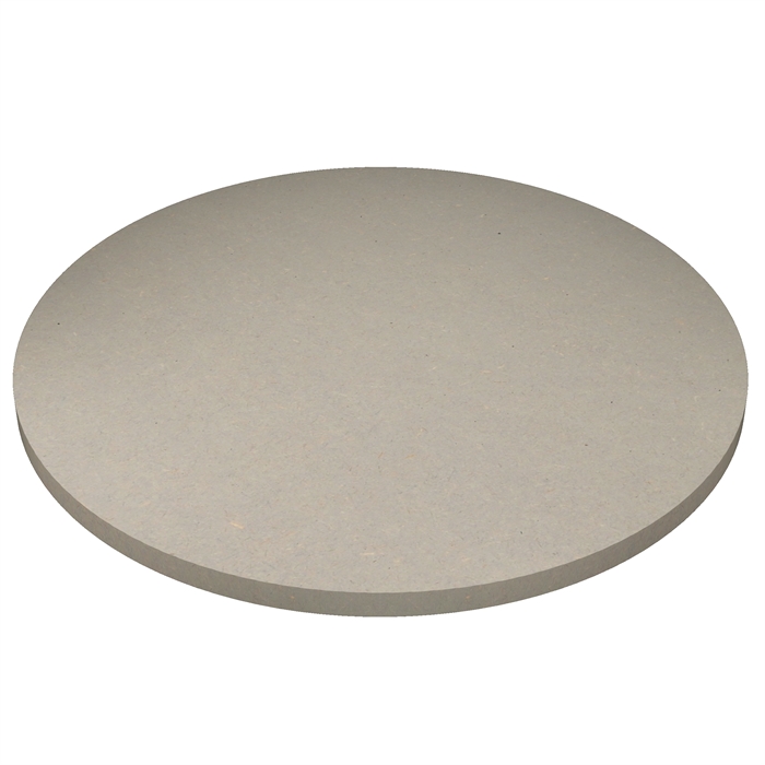 Round white grey Valchromat MDF