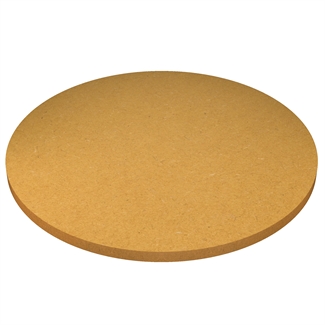 Round yellow Valchromat MDF