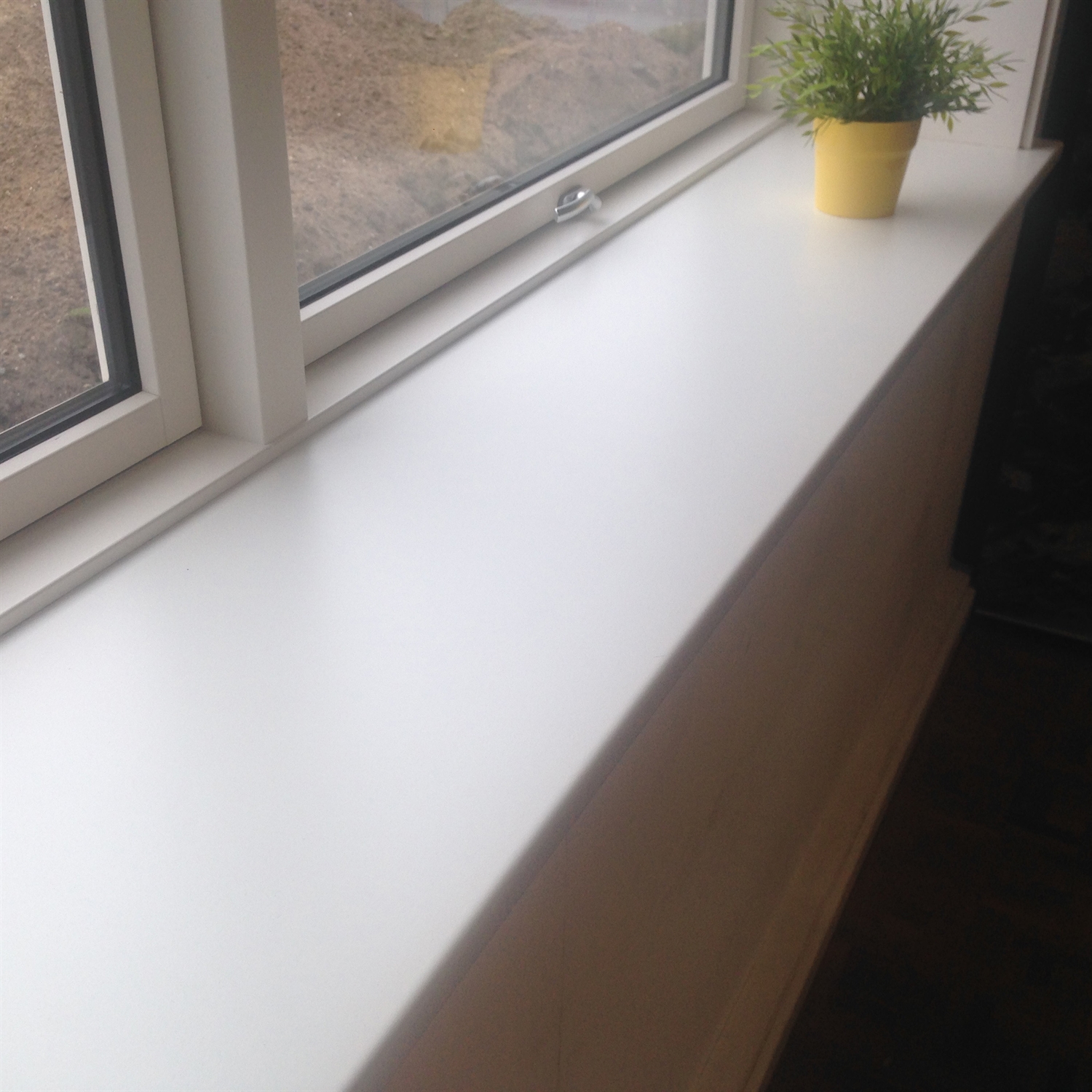 MDF Window Sill Light Oak Laminated Window Sill for Indoors Fenstersims 