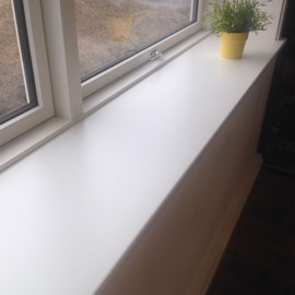 White Laminate Window sill